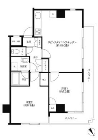 インプルーブ西馬込の物件間取画像